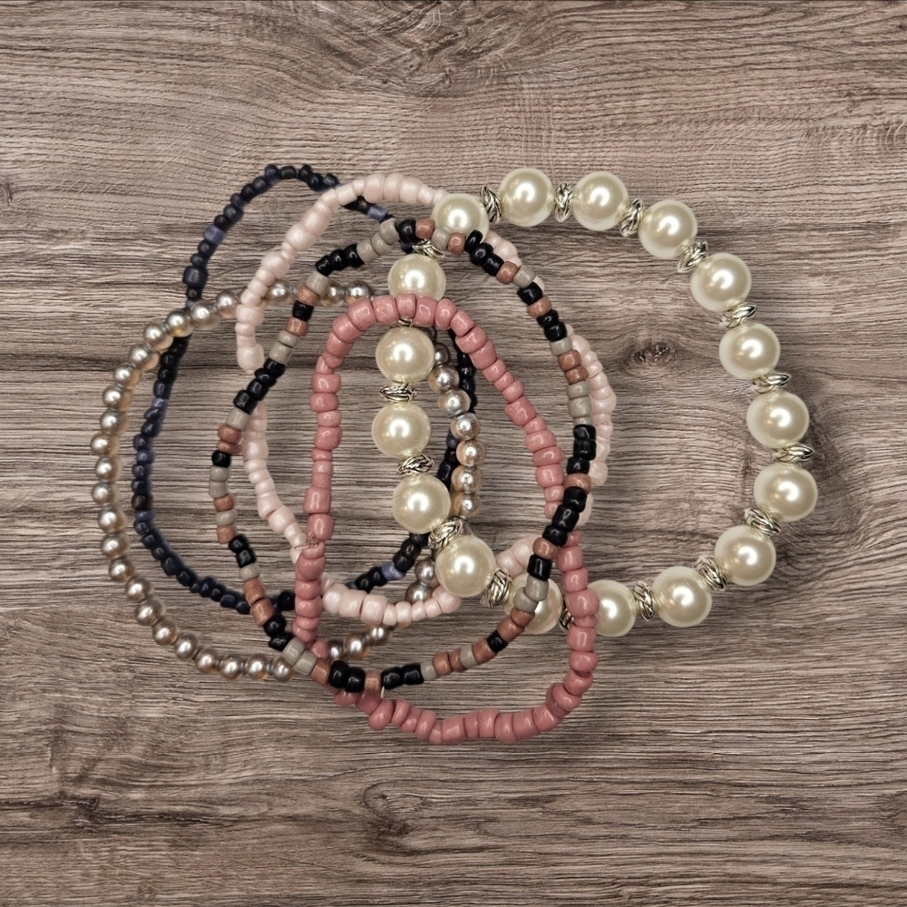 Beaded BOHO bracelet set